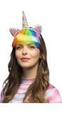 Betoverende Eenhoorn Tiara met Pony Regenboog