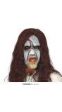 Bezeten meisje met haar masker latex halloween