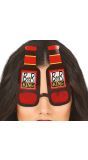 Bierkoning Zonnebril Rood