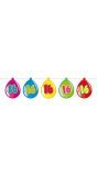 Birthday 16 jaar ballonnen slinger 10 meter