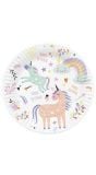 Birthday Unicorn feestbordjes 8 stuks