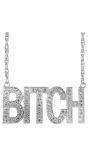 Bitch Zilveren Feestketting