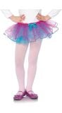 Blauw paarse glitter petticoat meisjes