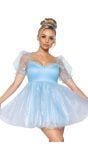 Blauwe Baby Pop Jurkje Dames