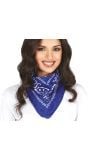 Blauwe Biker Bandana