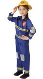 Blauwe Brandweerman Outfit Kinderen