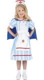 Blauwe meisjes zuster outfit
