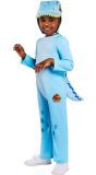 Blauwe Velociraptor Jurrasic World Outfit Jongens