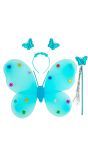 Blauwe Vlinder Fee Kostuumset