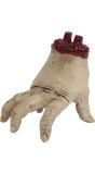Bloederige hand decoratie