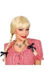 Blonde Oktoberfest Pruik