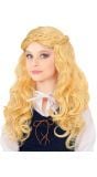 Blonde Pruik Middeleeuwen Meisje