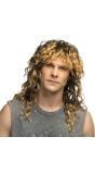 Blonde Rock Pruik 80's