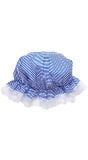 Bonnet blauw wit
