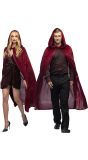 Bordeaux Rode Cape Halloween