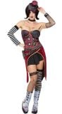 Borderlands Moxxi Kostuum Dames Rood