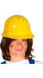 Bouwvakkershelm Kind Geel