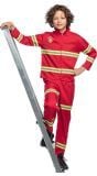 Brandweer outfit jongens rood