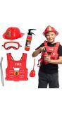 Brandweerman uitgebreide Accessoireset