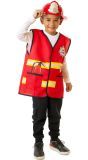 Brandweervest met Helm Kind
