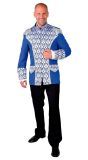 Brocaat Mantel Blauw Mannen