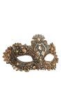 Bronzen Masquerade Oogmasker met Stenen