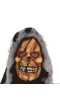 Bruin skelet masker met kap halloween