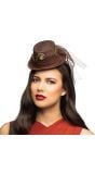 Bruin Steampunk Hoedje Tiara