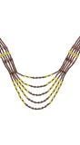 Bruine Afrikaanse tribale ketting