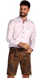 Bruine Leren Oktoberfest Tiroler Broek Heren