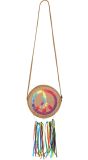 Bruine Retro 70's Hippie Schoudertas Dames
