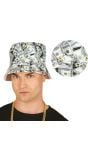 Bucket Hat Geld Dollar Pimp