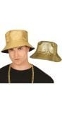Bucket Hat Goudkleurig