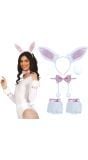 Bunny Accessoireset Wit Roze