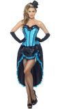 Burlesque Blauw Dans Kostuum