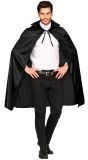 Cape met Kraag Zwart