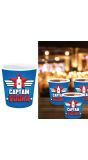 Captain Vodka Shotglazen 3 Stuks