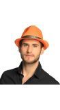 Casino fedora neon oranje