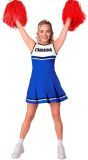 Cheerleader Jurkje Vrouwen Blauw Wit