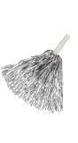 Cheerleader Pompons Zilver Set Dames