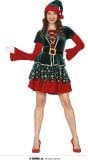 Chique Kerst Elf Jurk Vrouwen