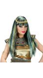 Cleopatra Pruik Blauw