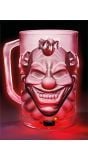 Clown bierpul met verlichting 700 ml halloween