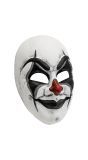 Clown Masker Halloween Wit Zwart