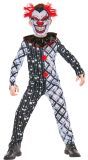 Clown Outfit Jongens Zwart Wit Rood