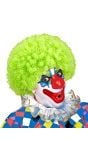 Clown pruik groen
