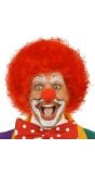 Clowns pruik rood