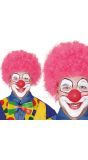 Clownspruik Roze