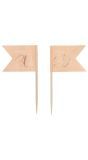 Cocktail prikkers 36 stuks lush blush 30 jaar