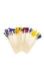 Cocktail prikkers 48 stuks swirls